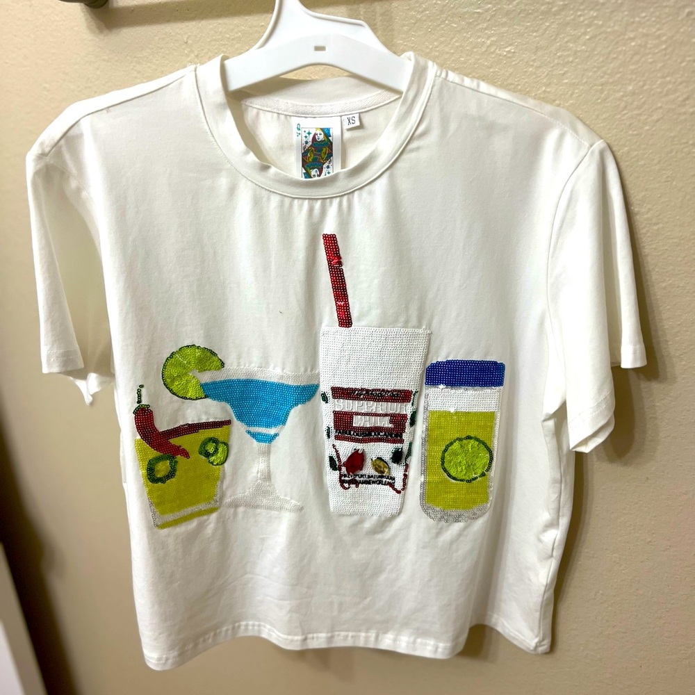 Queen of sparkles tequila top